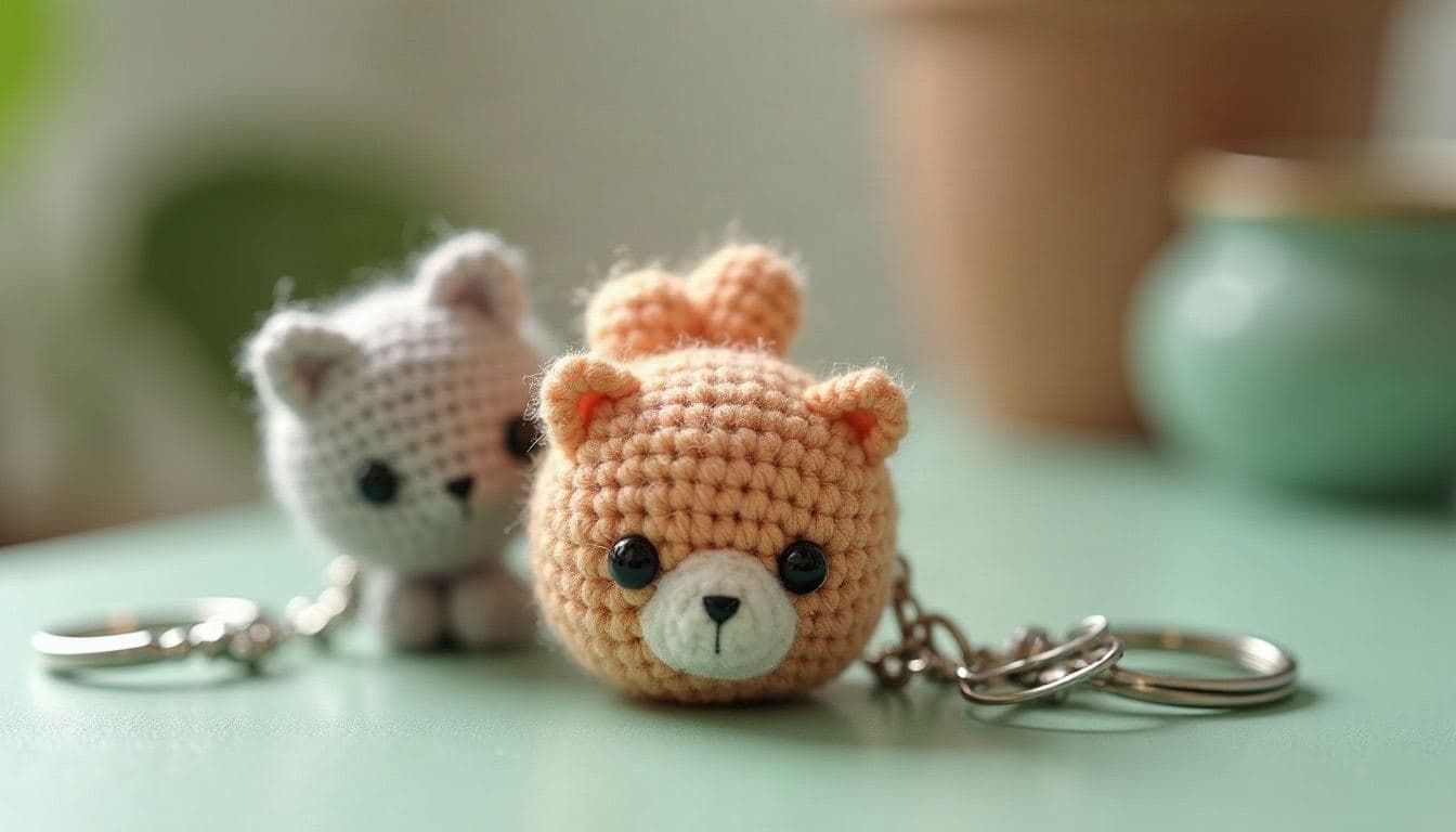 Crochet keychain amigurumi