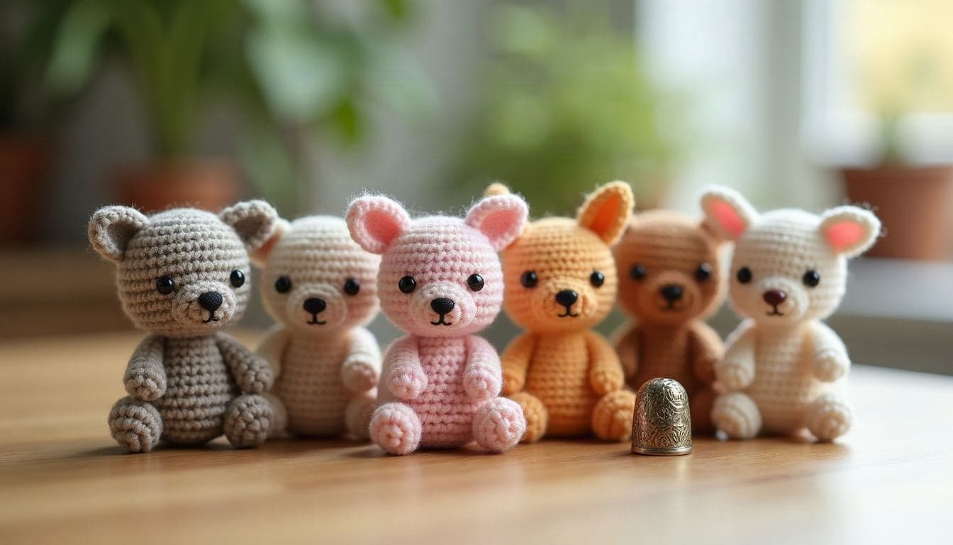 Crochet mini amigurumi