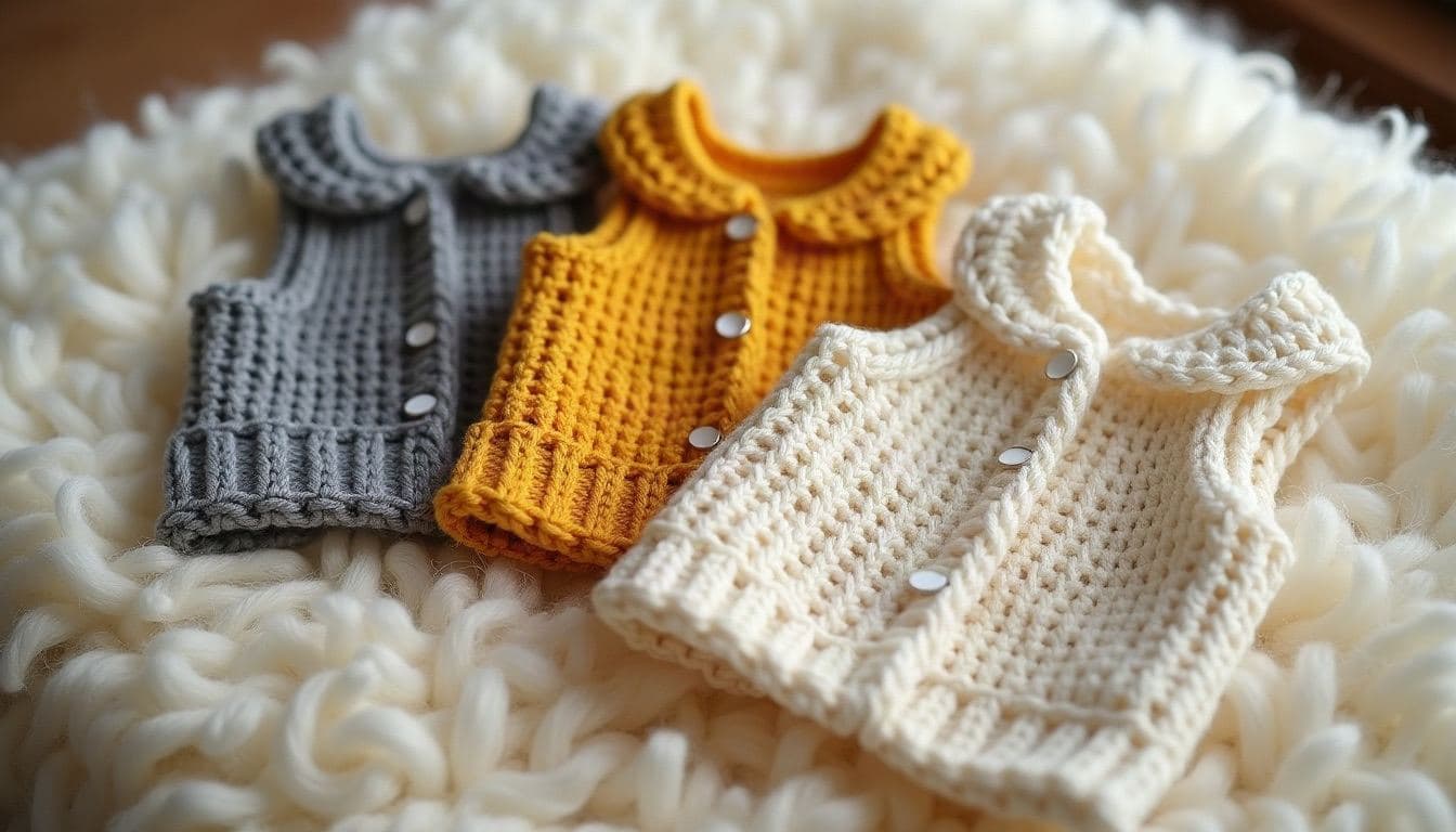 Crochet vests