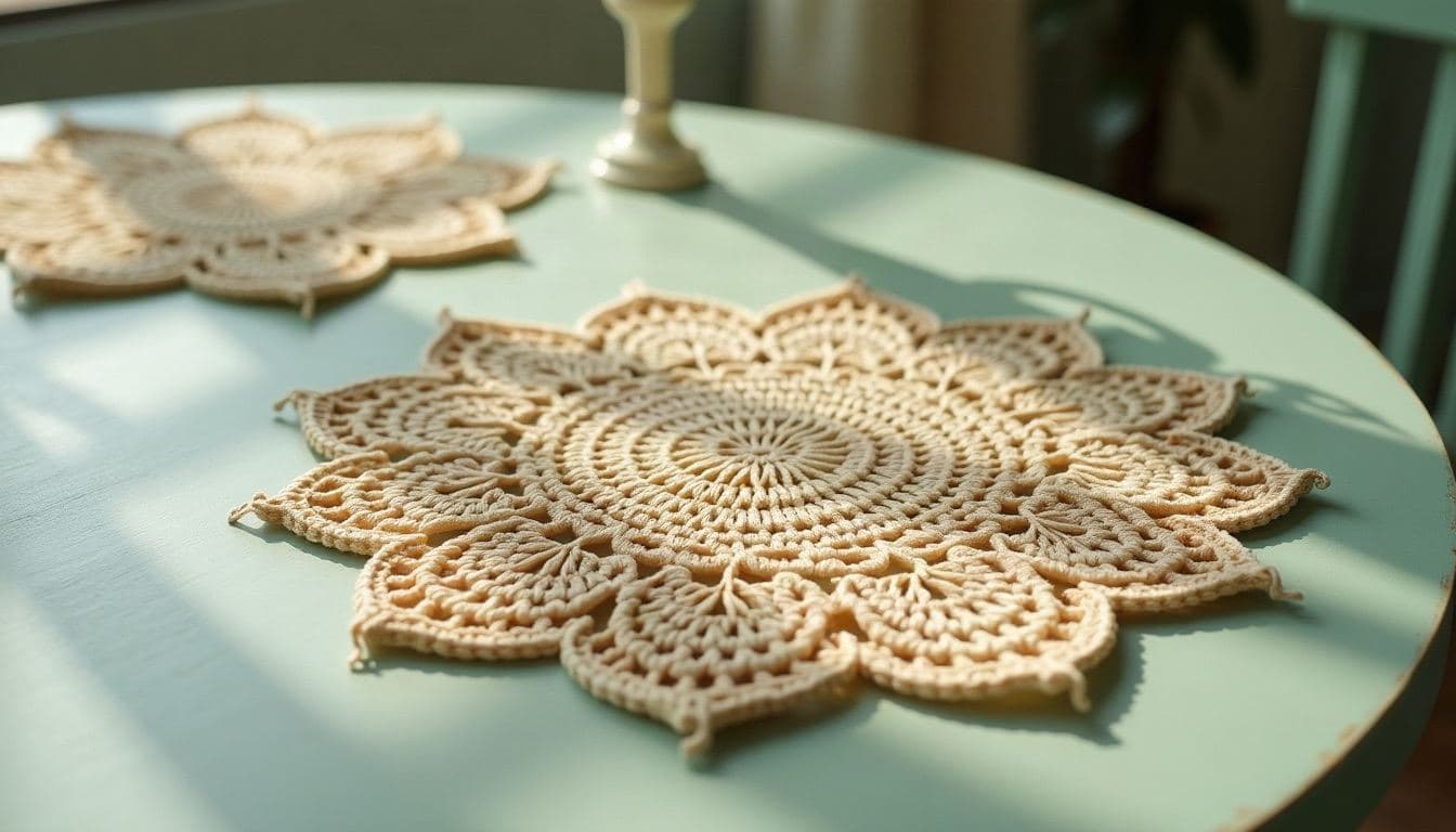 Crochet doilies