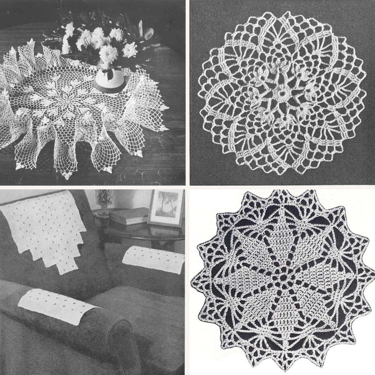 Original mid-century photographs from the doilies collection