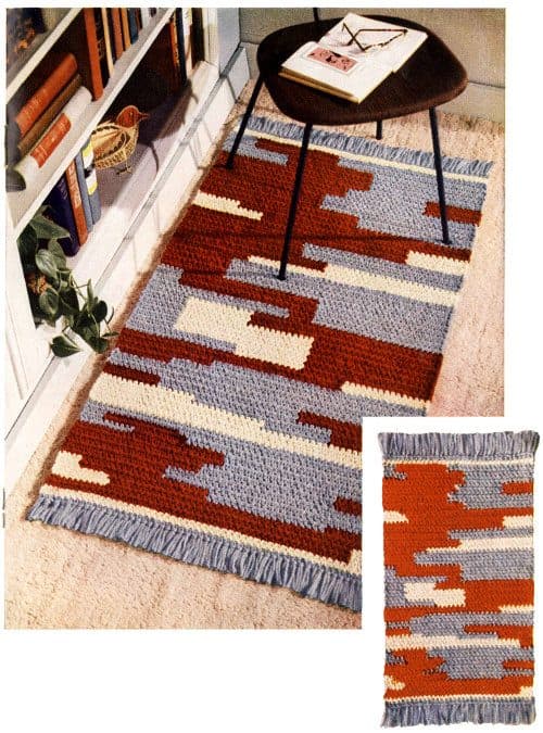 Cliff Dweller rugs, large and small, from the original book