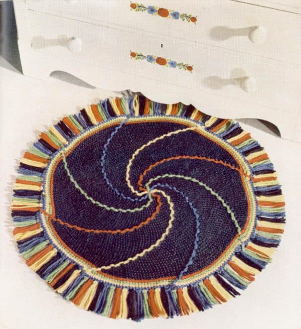 Pinwheel rug, from the original book