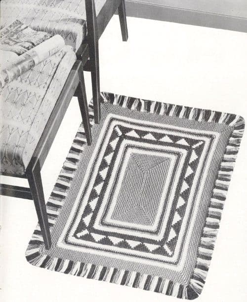 Santa Fé Modern rug, from the original book