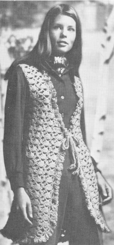 The Edwardian Vest as photographed in the booklet