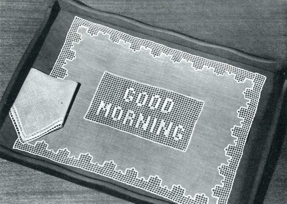 Breakfast Time tray mat, original photograph