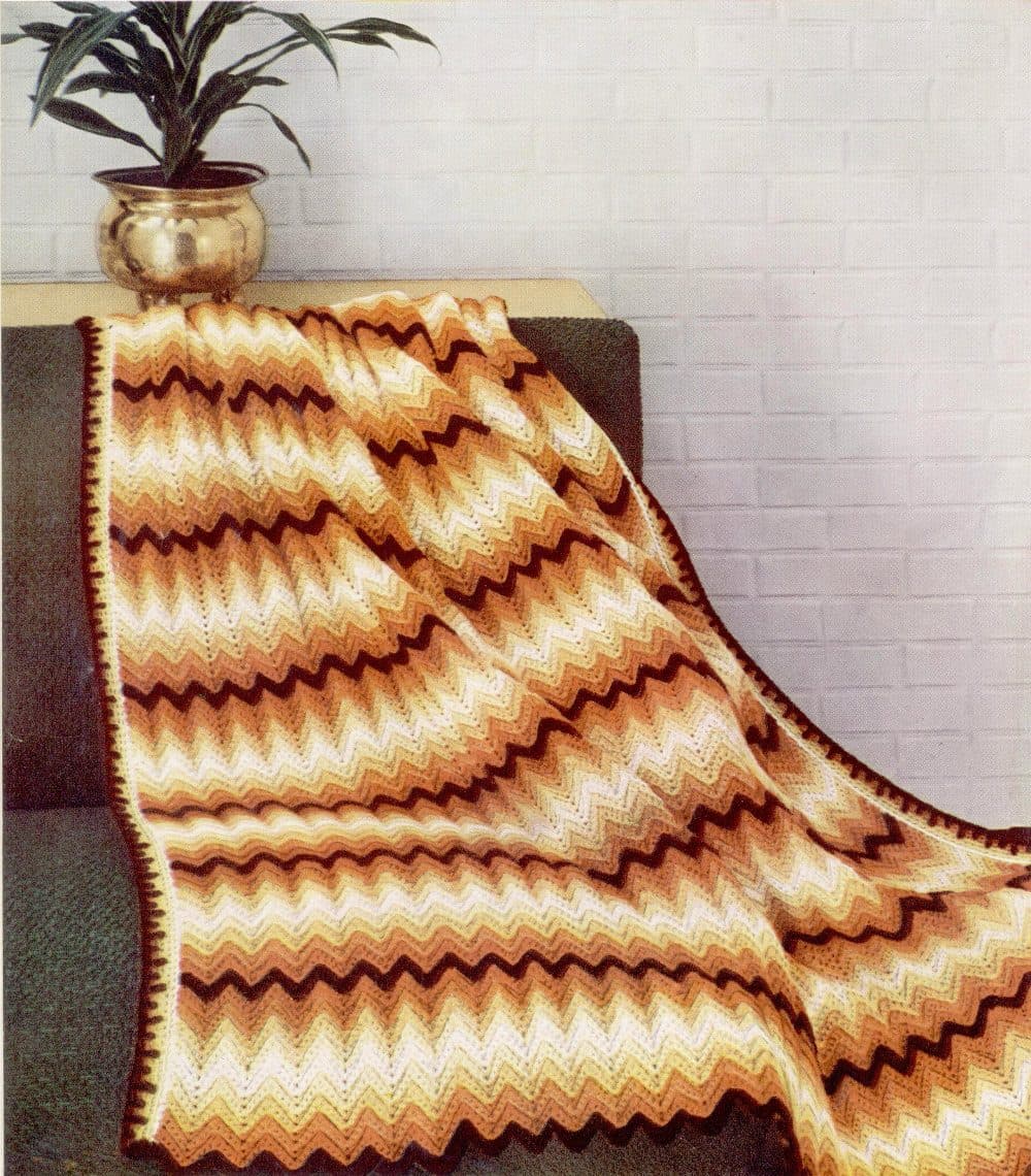 Autumn Chevron, as illustrated in the original book